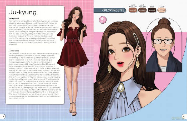 Learn to Draw True Beauty: Learn to draw your favorite characters from the popular webcomic series with exclusive behind-the-scenes and insider tips! (WEBTOON) - Yaongyi [KSIĄŻKA]