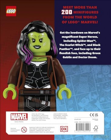 LEGO Marvel Character Encyclopedia: With Exclusive Captain America Minifigure - Shari Last [KSIĄŻKA]