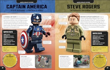 LEGO Marvel Character Encyclopedia: With Exclusive Captain America Minifigure - Shari Last [KSIĄŻKA]