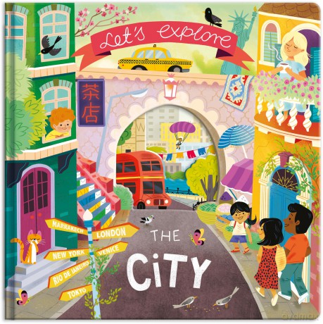 Let's Explore The City - Children's Lift-The-Flap Book - Laura Garnerburt [KSIĄŻKA]