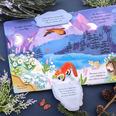 Let's Explore The Mountains - Children's Lift-The-Flap Book - Laura Garnerburt [KSIĄŻKA]
