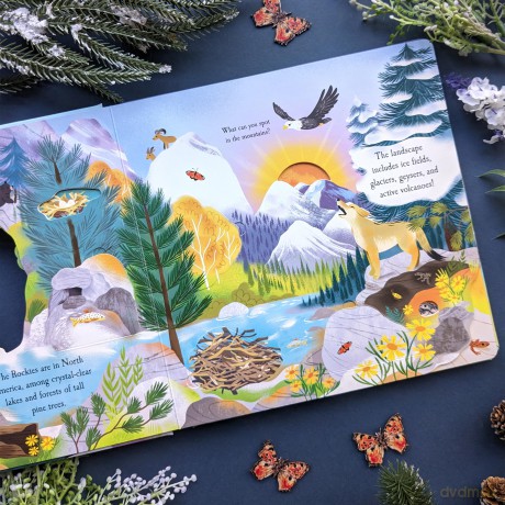 Let's Explore The Mountains - Children's Lift-The-Flap Book - Laura Garnerburt [KSIĄŻKA]