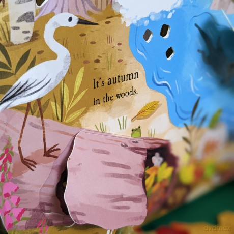 Let's Explore the Woods (Nature Die-Cut Books) - Laura Garnerburt [KSIĄŻKA]