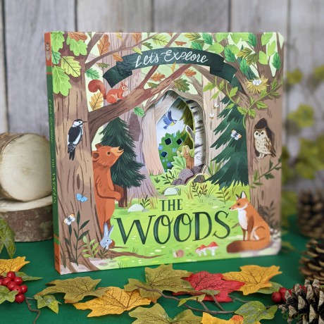 Let's Explore the Woods (Nature Die-Cut Books) - Laura Garnerburt [KSIĄŻKA]