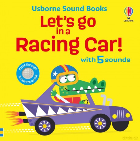 Let's go in a Racing Car! (Let's Go Sounds) - Sam Taplin [KSIĄŻKA]