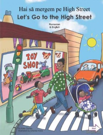 Let's Go to the High Street Romanian/English - Kate Clynes [KSIĄŻKA]