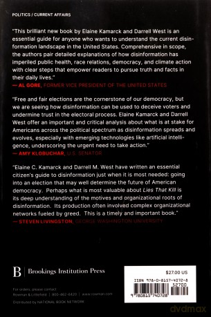 Lies that Kill: A Citizen's Guide to Disinformation - Elaine Kamarck [KSIĄŻKA]