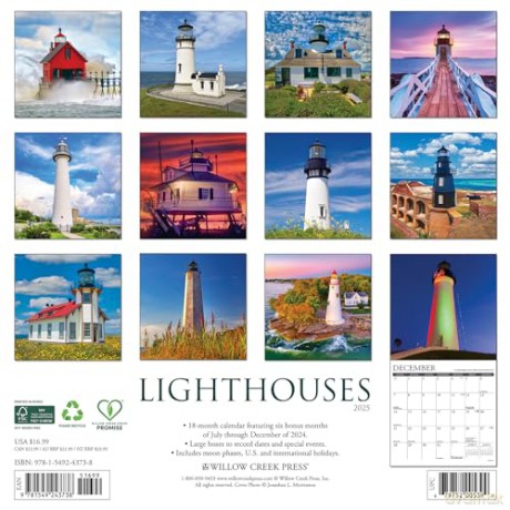 Lighthouses 2025 Wall [KSIĄŻKA]