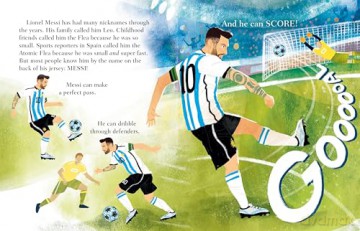 Lionel Messi: A Little Golden Book Biography (Little Golden Books) - Roberta Ludlow [KSIĄŻKA]