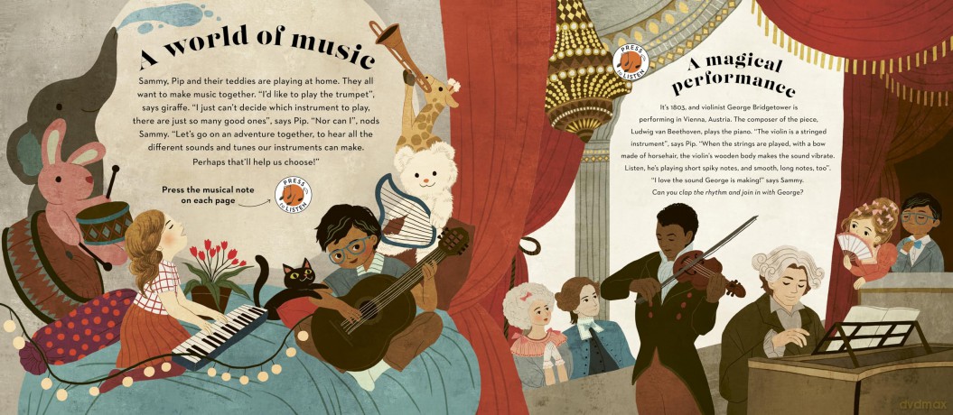 Listen to the Music: The Instruments: A world of magical melodies - Press the Notes to Listen to a World of Music - Mary Richards [KSIĄŻKA]