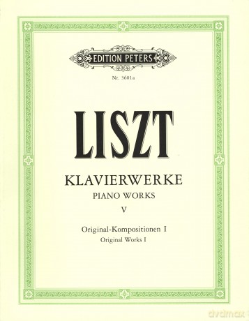 Liszt: Piano Works Vol.5 (EP3601A) - Franz Liszt [KSIĄŻKA]