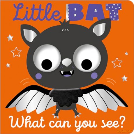 Little Bat What Can You See: Googly Eye Board Book - Cara Jenkins [KSIĄŻKA]