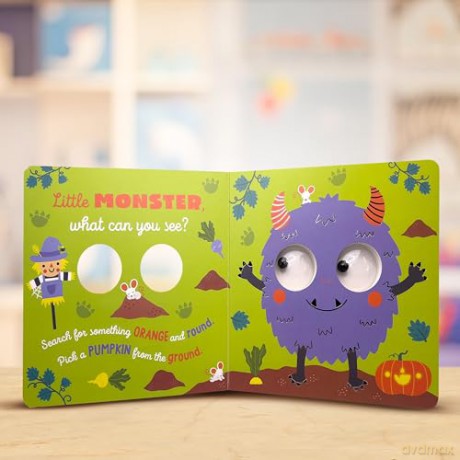 Little Bat What Can You See: Googly Eye Board Book - Cara Jenkins [KSIĄŻKA]