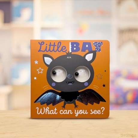 Little Bat What Can You See: Googly Eye Board Book - Cara Jenkins [KSIĄŻKA]
