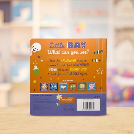 Little Bat What Can You See: Googly Eye Board Book - Cara Jenkins [KSIĄŻKA]