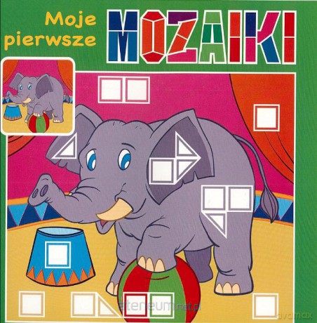 Moje pierwsze mozaiki - słoń [KSĄŻKA]