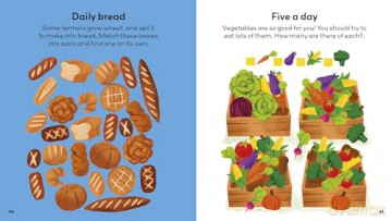 Little Learners: On the Farm: Packed with Mazes, Dot-to-Dots, Puzzles, Drawing, and More! - Lisa Regan [KSIĄŻKA]
