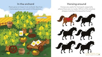 Little Learners: On the Farm: Packed with Mazes, Dot-to-Dots, Puzzles, Drawing, and More! - Lisa Regan [KSIĄŻKA]