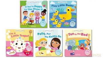 Little Library of Sing-Along Nursery Rhymes (Books 1-5) - Kevin Payne [KSIĄŻKA]