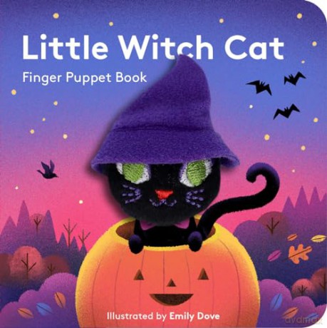 Little Witch Cat: Finger Puppet Book (Little Finger Puppet) - Emily Dove [KSIĄŻKA]