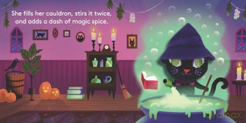 Little Witch Cat: Finger Puppet Book (Little Finger Puppet) - Emily Dove [KSIĄŻKA]