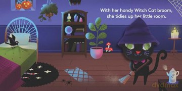 Little Witch Cat: Finger Puppet Book (Little Finger Puppet) - Emily Dove [KSIĄŻKA]