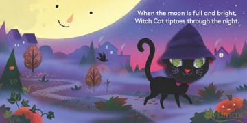Little Witch Cat: Finger Puppet Book (Little Finger Puppet) - Emily Dove [KSIĄŻKA]