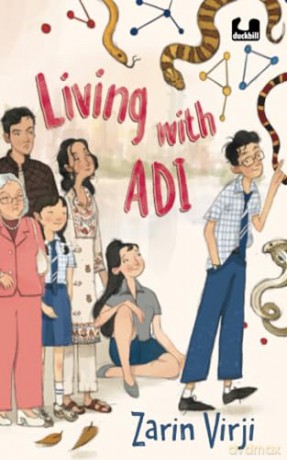 Living with Adi: A middle-grade novel about an autistic teenager navigating through life - Zarin Virji [KSIĄŻKA]