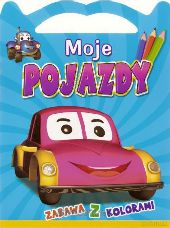 Moje pojazdy - niebieska [KSĄŻKA]