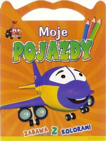 Moje pojazdy - pomarańczowa [KSĄŻKA]