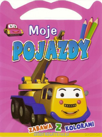 Moje pojazdy - różowa [KSĄŻKA]