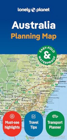Lonely Planet Australia Planning Map - Lonely Planet [KSIĄŻKA]