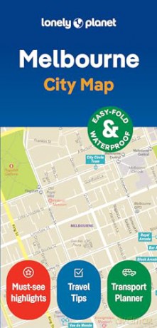 Lonely Planet Melbourne City Map - Lonely Planet [KSIĄŻKA]