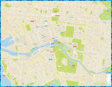 Lonely Planet Melbourne City Map - Lonely Planet [KSIĄŻKA]