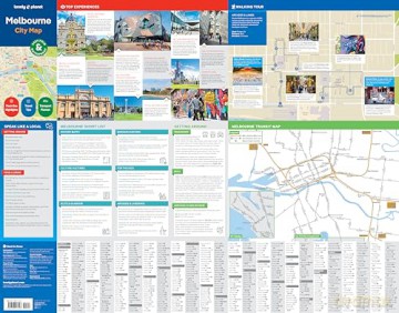 Lonely Planet Melbourne City Map - Lonely Planet [KSIĄŻKA]