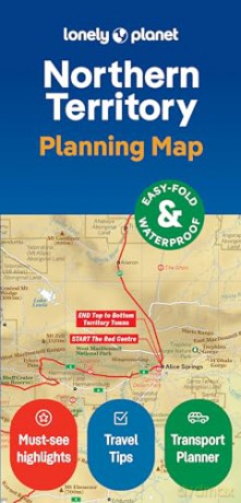 Lonely Planet Northern Territory Planning Map - Lonely Planet [KSIĄŻKA]