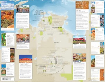 Lonely Planet Northern Territory Planning Map - Lonely Planet [KSIĄŻKA]