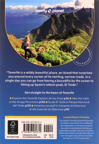 Lonely Planet Pocket Tenerife (Pocket Guide) - Isabella Noble [KSIĄŻKA]