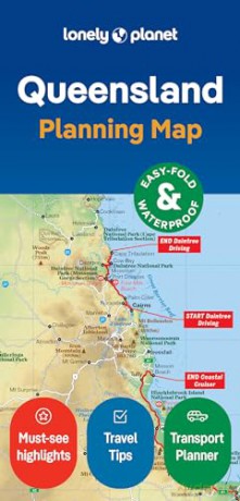 Lonely Planet Queensland Planning Map - Lonely Planet [KSIĄŻKA]