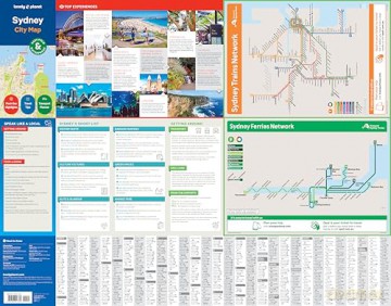 Lonely Planet Sydney City Map - Lonely Planet [KSIĄŻKA]