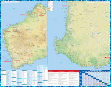 Lonely Planet Western Australia Planning Map - Lonely Planet [KSIĄŻKA]