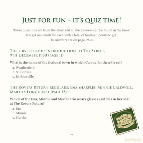 looking back at... Classic Coronation Street: A dementia-friendly book - Matt Singleton [KSIĄŻKA]