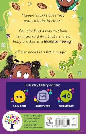 Maggie Sparks and the Monster Baby: Accessible Easier Edition (Easier Maggie Sparks) - Steve Smallman [KSIĄŻKA]
