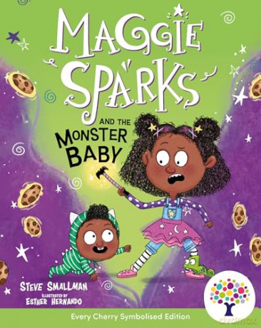 Maggie Sparks and the Monster Baby: Accessible Symbolised Edition (Symbolised Maggie Sparks) - Steve Smallman [KSIĄŻKA]