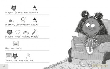 Maggie Sparks and the Monster Baby: Accessible Symbolised Edition (Symbolised Maggie Sparks) - Steve Smallman [KSIĄŻKA]