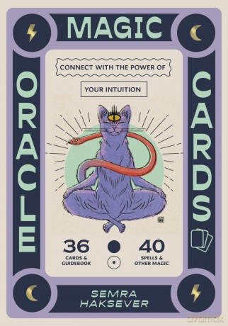 Magic Oracle Cards: 36-Card Oracle Deck and Guidebook: Connect with the power of your intuition - Semra Haksever [KSIĄŻKA]