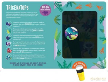 Magic Searchlight - Dinosaurs (Seek and Find-Magic Searchlight Books) - Kit Elliot [KSIĄŻKA]