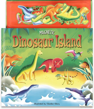 Magnetic Dinosaur Island (Magnetic Island Books) - Oakley Graham [KSIĄŻKA]