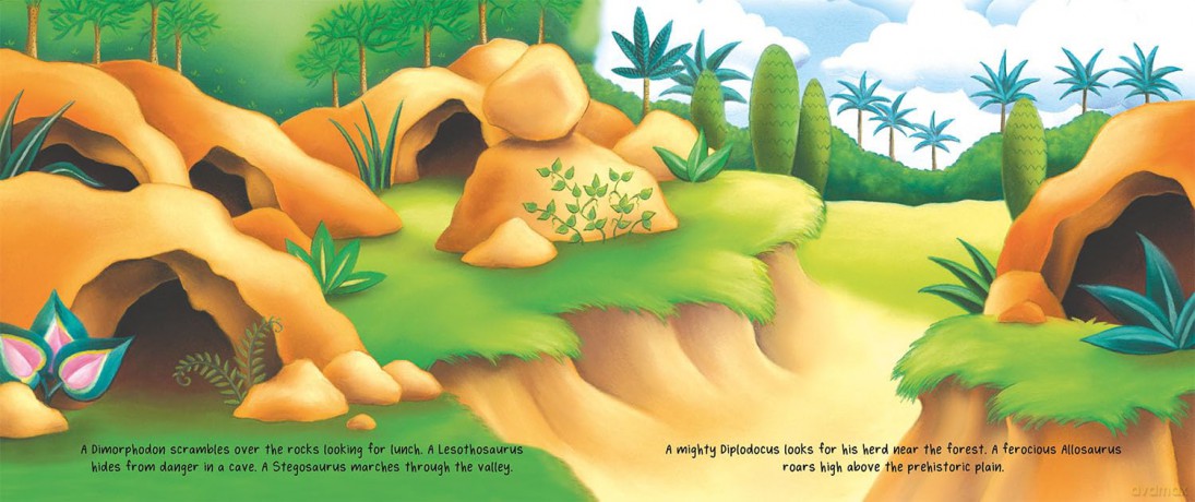 Magnetic Dinosaur Island (Magnetic Island Books) - Oakley Graham [KSIĄŻKA]