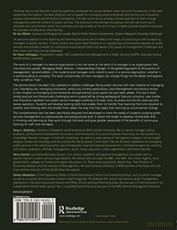 Managing Public Services - Implementing Changes: A thoughtful approach to the practice of management - Tony L. Doherty [KSIĄŻKA]